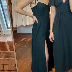 Park & Fifth Co Willow Dress Hunter Green